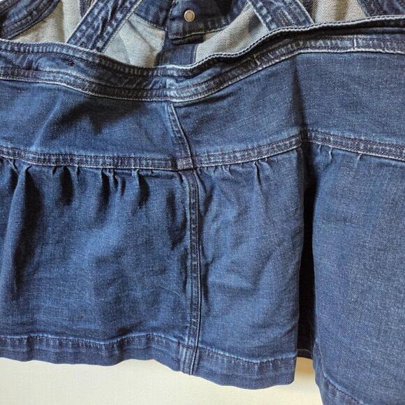 EUC AMERICAN EAGLE X BACK DENIM BUTTONED TANK TOP SIZE XL - Picture 10 of 13